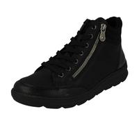 Rieker Botas cortas para mujer Z0040, Negro, 40 EU