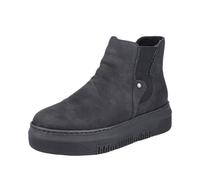Rieker Botas de moda para mujer M1981, Negro, 37 EU