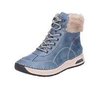 Rieker Botín De Mujer High Top Sneaker Con Forro De Piel Y Calor 44530