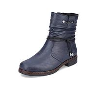 Rieker 75160, Botas Cortas Mujer, Azul, 38 EU