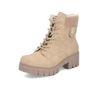 Rieker Botines clásicos de mujer 74532, botines sueltos para mujer, Beige 60, 40 EU