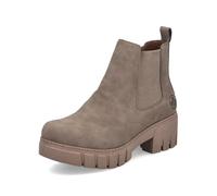 Rieker Botines clásicos de mujer 74550, botines de mujer, con plantilla suelta, Beige 64, 36 EU