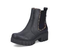 Rieker Botines clásicos 74562 para mujer con plantilla suelta Negro 38 EU