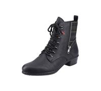 Rieker Schnürstiefel, Botas Cortas al Tobillo Mujer, Negro, 40 EU