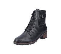 Rieker Botines con cordones negro 39 negro