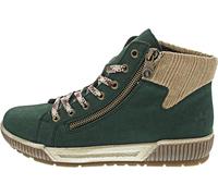 Rieker Botines con cordones verdes (42), Green, 37 EU
