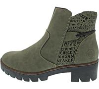 Rieker Botines Cuero Columno, verde, 38 EU
