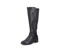 Rieker Botines de Cuero para Mujer 75490, Talla:37 EU, Color:Negro