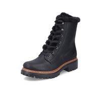 Rieker Botines de mujer con cordones 72625, botines de mujer, Negro 00., 36 EU