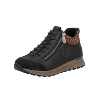 Rieker Botines Mujer Ancho H Patrón Leopardo Antideslizante Cremallera N1457