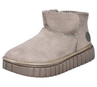 Rieker Botines Mujer Botas de Invierno Costuras Decorativas Caliente Forrado con