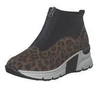 Rieker Botines para mujer en combinación marrón, Marrón combinado., 42 EU