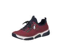 Rieker 45973-60 Zapatos con Cordones Textil & Sintético Mujer en Beige, Rojo, 36 EU