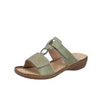 Rieker Chanclas para Mujer 60885, Color Verde, Talla 41 EU