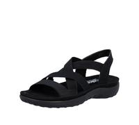 Rieker Chanclas para mujer 64857, color negro, talla 43 EU