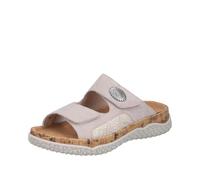 Rieker Chanclas para mujer V0302, color beige, talla 38 EU