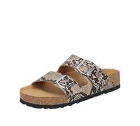 Rieker Chanclas para mujer V6391, color beige, talla 36 EU