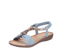 Rieker Chanclas para mujer V7568, color azul, talla 37 EU