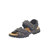 Rieker 25051, Sandalias Hombre, Negro (Black 01), 43