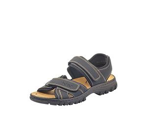 Rieker Christian 4020932329303 - Sandalias de Vestir para Hombre, Color Negro, Talla 44