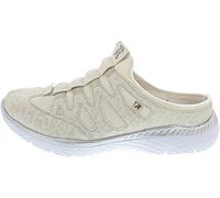 Rieker Clogs, Zuecos Mujer, Beige Offwhite, 38 EU