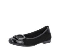 Rieker D0K12 - Bailarinas para Mujer, Color Negro, Talla 38 EU
