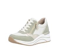 Rieker D0T01 - Zapatillas Bajas para Mujer, Color Blanco, Talla 40 EU