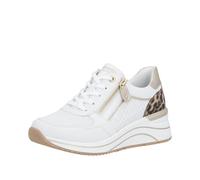 Rieker D0t10, Zapatillas Bajas para Mujer, Blanco, 39 EU