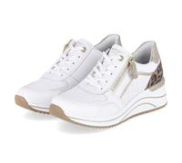 Rieker D0T10 Zapatillas Bajas para Mujer, Color Blanco, Talla 42 EU