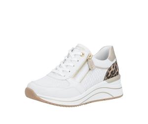 Rieker D0T10 Zapatillas Bajas para Mujer, Color Blanco, Talla 43 EU