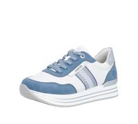 Rieker D1331, Zapatillas Bajas para Mujer, Blanco, 36 EU