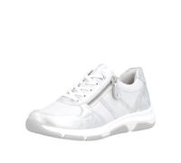 Rieker D1S04 Zapatillas Bajas para Mujer, Color Blanco, Talla 36 EU
