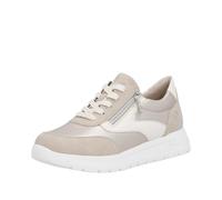 Rieker D2V02 - Zapatos con Cordones para Mujer, Color Beige, Talla 40 EU