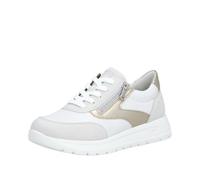 Rieker D2V02 - Zapatos con Cordones para Mujer, Color Blanco, Talla 37 EU