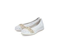 Rieker Dama Ballerina Zapatos L3062-80 Blanco