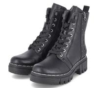 Rieker Damen 74044 - Botas de motorista, color negro, talla 39 EU, Negro, 39 EU