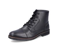 Rieker F4546-00 Botas con Cordones de Piel Lisa para Hombre en Negro, Negro, 43 EU