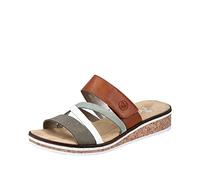 Rieker V3652, Sandalia Mujer, Color Verde, 38 EU