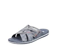Rieker Zapatos abiertos gris oscuro / blanco, Talla 43