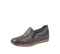 Rieker - Frühjahr/Sommer, Mocasines Mujer, Negro (Schwarz/ 00 00), 39 EU