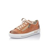 Rieker - Frühjahr/Sommer, Zapatillas sin Cordones Mujer, Marrón (Cayenne/Braun/ 24 24), 39 EU