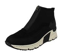 Rieker Greece Womens Ankle Boots 40 EU Combi Negro