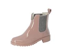 Rieker - Herbst/Winter, Botas de Agua Mujer, Rosa (Rose/Rose/Leinen 31), 37 EU