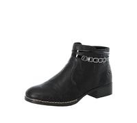 Rieker Herbst/Winter, Botines Mujer, Negro (Schwarz/Schwarz/01 01), 38 EU