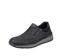 Rieker Herbst/Winter, Mocasines Hombre, Negro (Schwarz/Schwarz/Schwarz 00), 42 EU