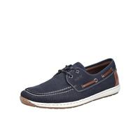 Rieker Hombre 08816 Zapatos con Cordones, Azul, 42 EU