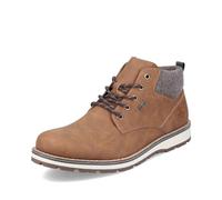 Rieker RiekerTEX 38419 - Botines para hombre, impermeables, con cordones, Braun 24, 46 EU
