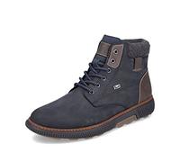 Rieker Hombre Botines B3343, de Caballero Botines con Cordones,Plantilla Desmontable,Repelente,riekerTEX,Azul (Blau Kombi / 15),46 EU / 11 UK