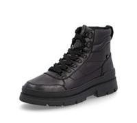 Rieker Hombre Botines Botas de Cordón Cuero Negro U1271