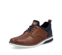 Rieker Hombre Zapatos con Cordones 14450, de Caballero Calzado de Negocios,Plantilla Desmontable,clásico,Elegante,Marrón (Braun / 22),42 EU / 8 UK